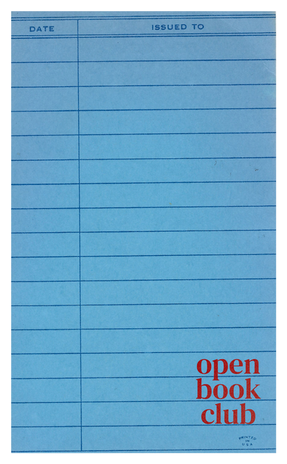 Vintage Library Checkout Card Bookmark