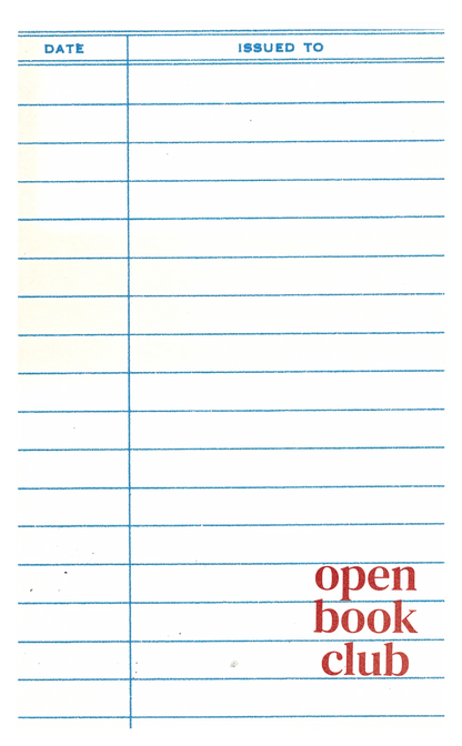 Vintage Library Checkout Card Bookmark