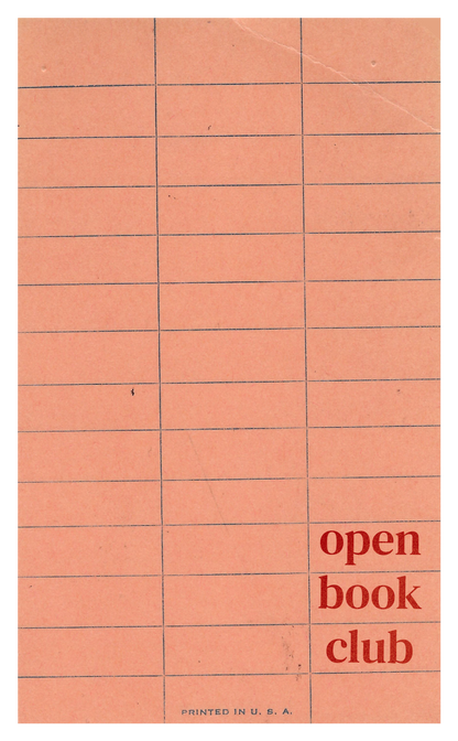 Vintage Library Checkout Card Bookmark