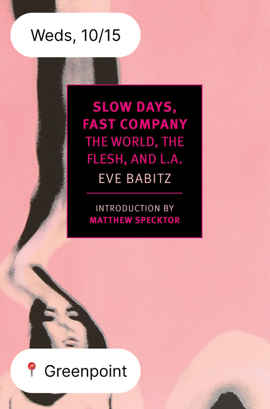 slow days fast company (10/15)